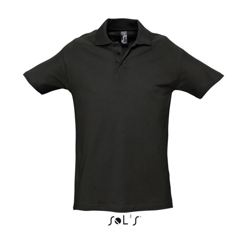 so11362-black-a SOL'S SPRING II - SOL'S MEN POLO SHIRT - Μαύρο