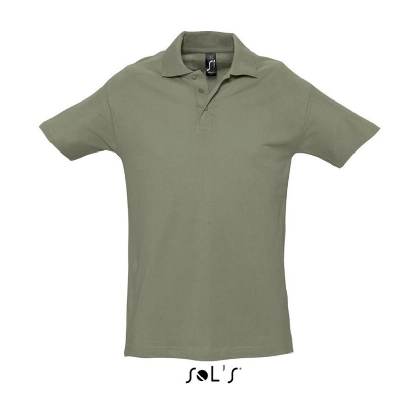 so11362-khaki-a SOL'S SPRING II - SOL'S MEN POLO SHIRT - Χακί