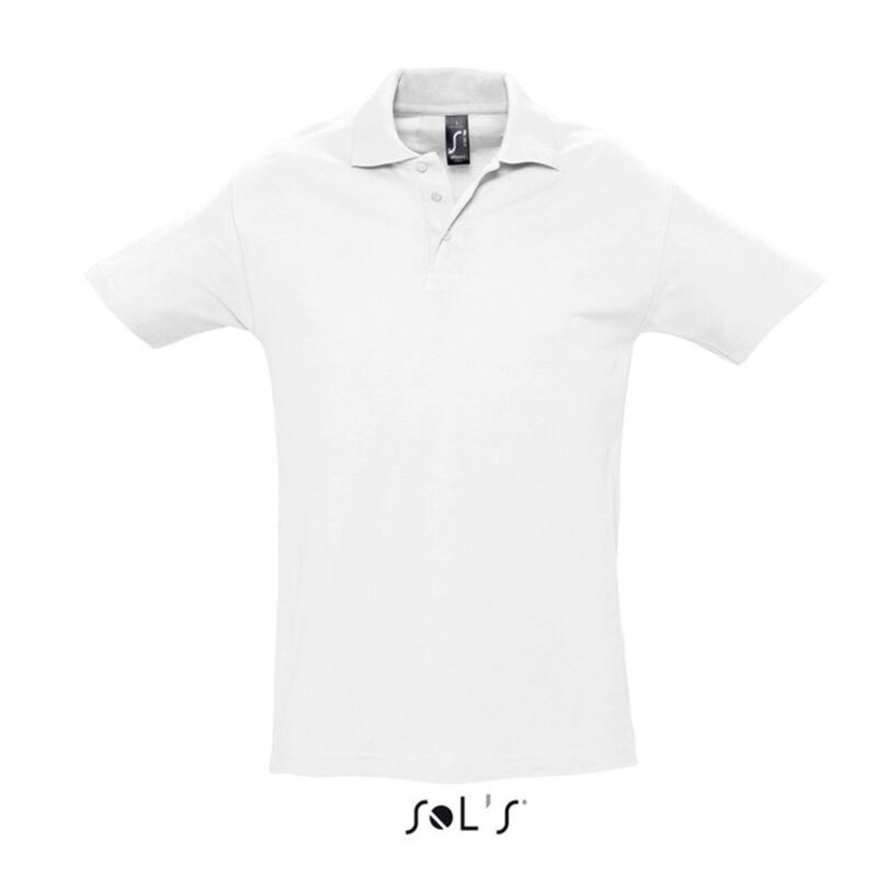 SOL'S SPRING II - SOL'S MEN POLO SHIRT - Λευκό