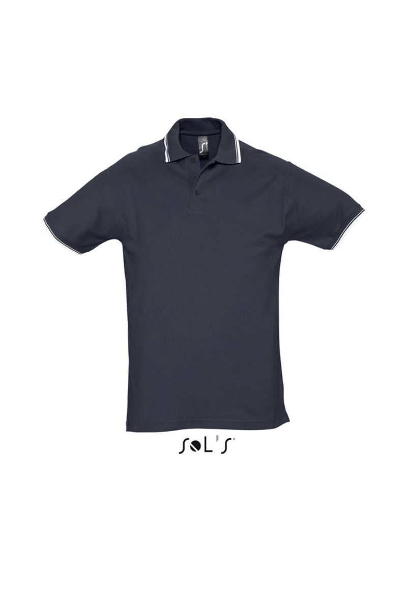 SOL'S PRACTICE MEN - POLO SHIRT - Μπλε μαριν/Λευκό
