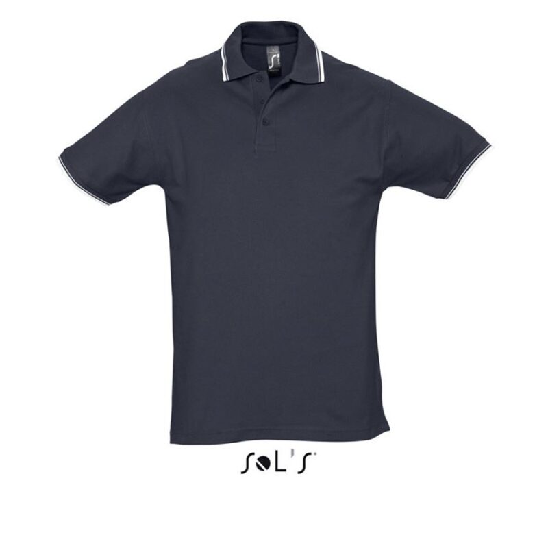 SOL'S PRACTICE MEN - POLO SHIRT - Μπλε μαριν/Λευκό
