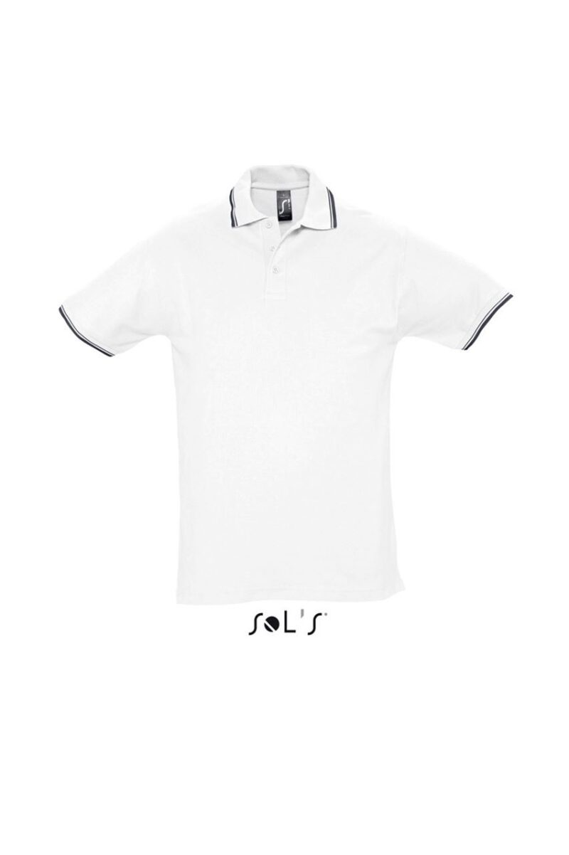 SOL'S PRACTICE MEN - POLO SHIRT - Λευκό/Ναυτικό
