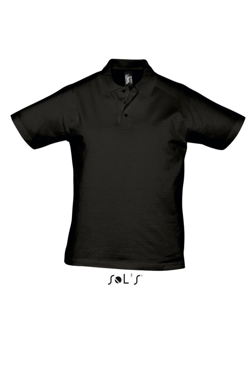 so11377-deep_black-a SOL'S PRESCOTT POLO - ΑΝΔΡΙΚΟ ΠΟΥΚΑΜΙΣΟ - Βαθύ Μαύρο