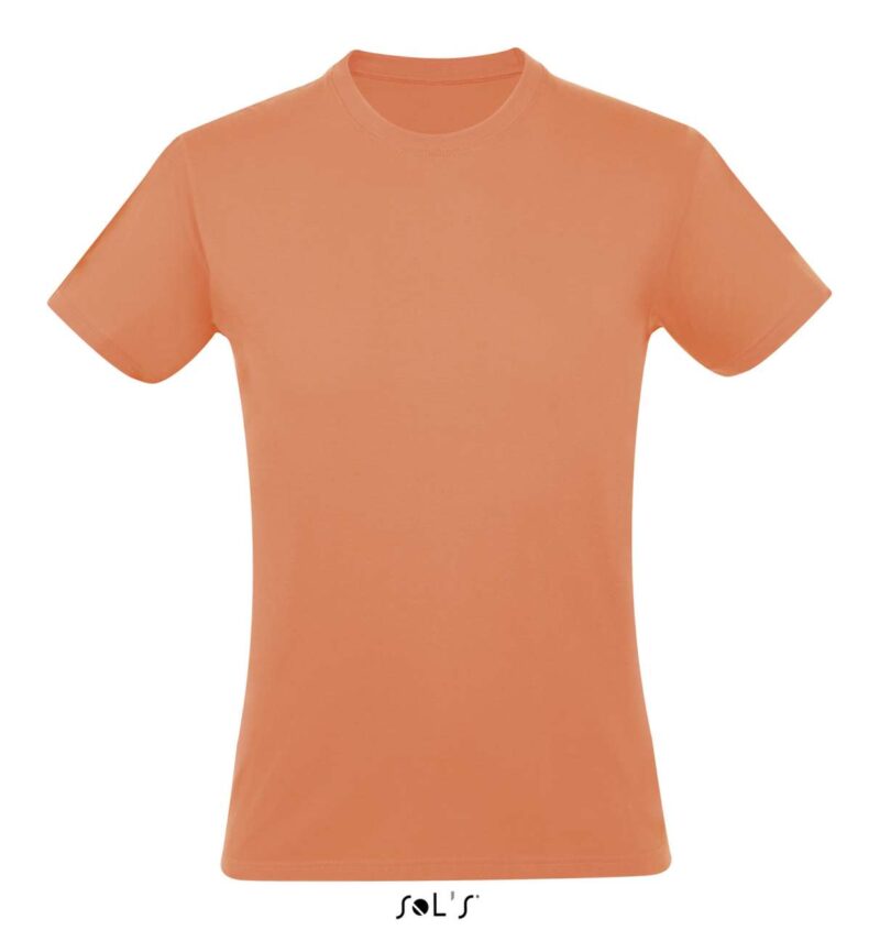 SOL'S REGENT - UNISEX T-SHIRT με ROUND COLLAR - Βερικοκί