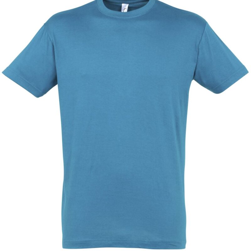 so11380-aqua-a SOL'S REGENT - UNISEX T-SHIRT με ROUND COLLAR - Θαλασσί