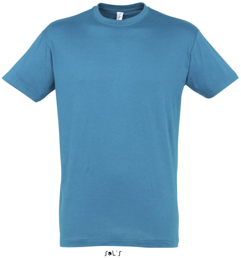 so11380-aqua-a SOL'S REGENT - UNISEX T-SHIRT με ROUND COLLAR - Θαλασσί