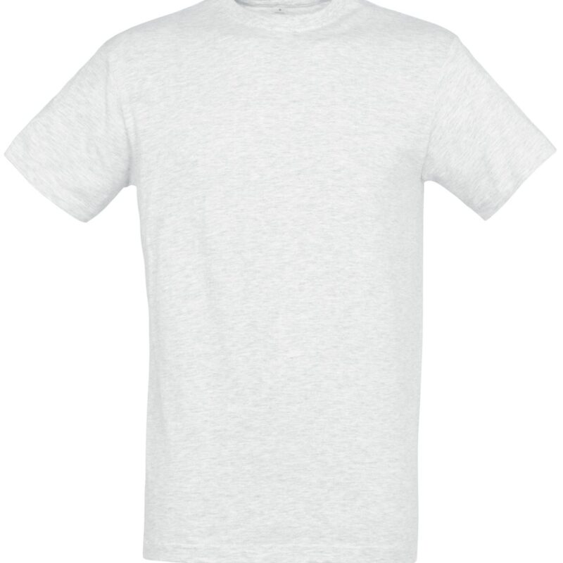 so11380-ash-a SOL'S REGENT - UNISEX T-SHIRT με ROUND COLLAR - 98% Βαμβάκι/2% Βισκόζη