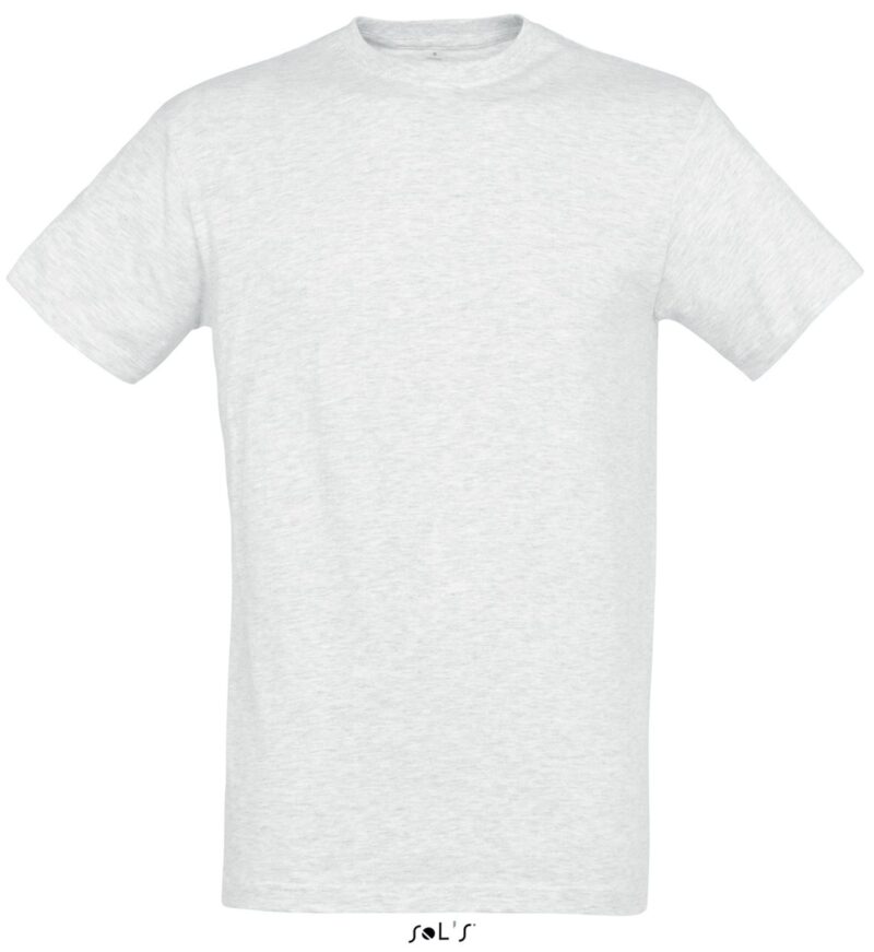 so11380-ash-a SOL'S REGENT - UNISEX T-SHIRT με ROUND COLLAR - 98% Βαμβάκι/2% Βισκόζη