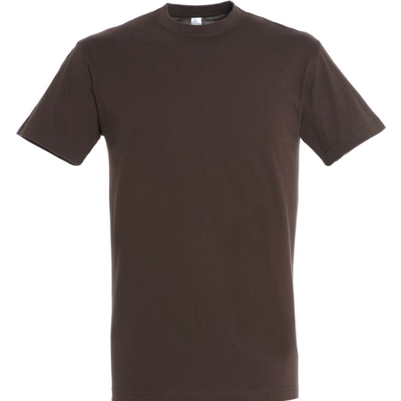 so11380-chocolate-a SOL'S REGENT - UNISEX T-SHIRT με ROUND COLLAR - Σοκολατί