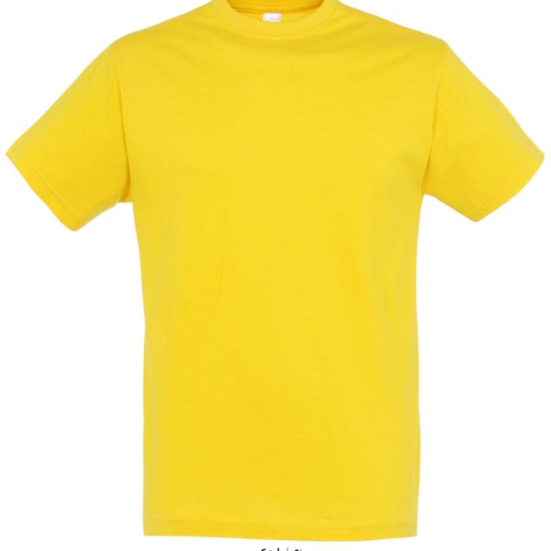 so11380-gold-a SOL'S REGENT - UNISEX T-SHIRT με ROUND COLLAR - χρυσό