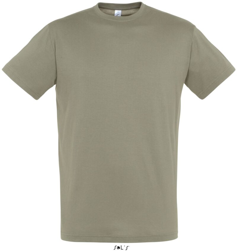 SOL'S REGENT - UNISEX T-SHIRT με ROUND COLLAR - Χακί