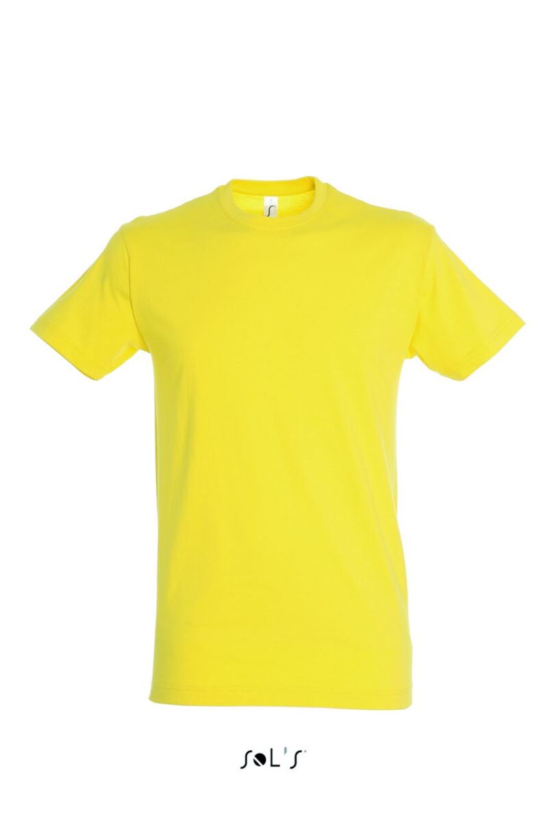 SOL'S REGENT - UNISEX T-SHIRT με ROUND COLLAR - λεμονί
