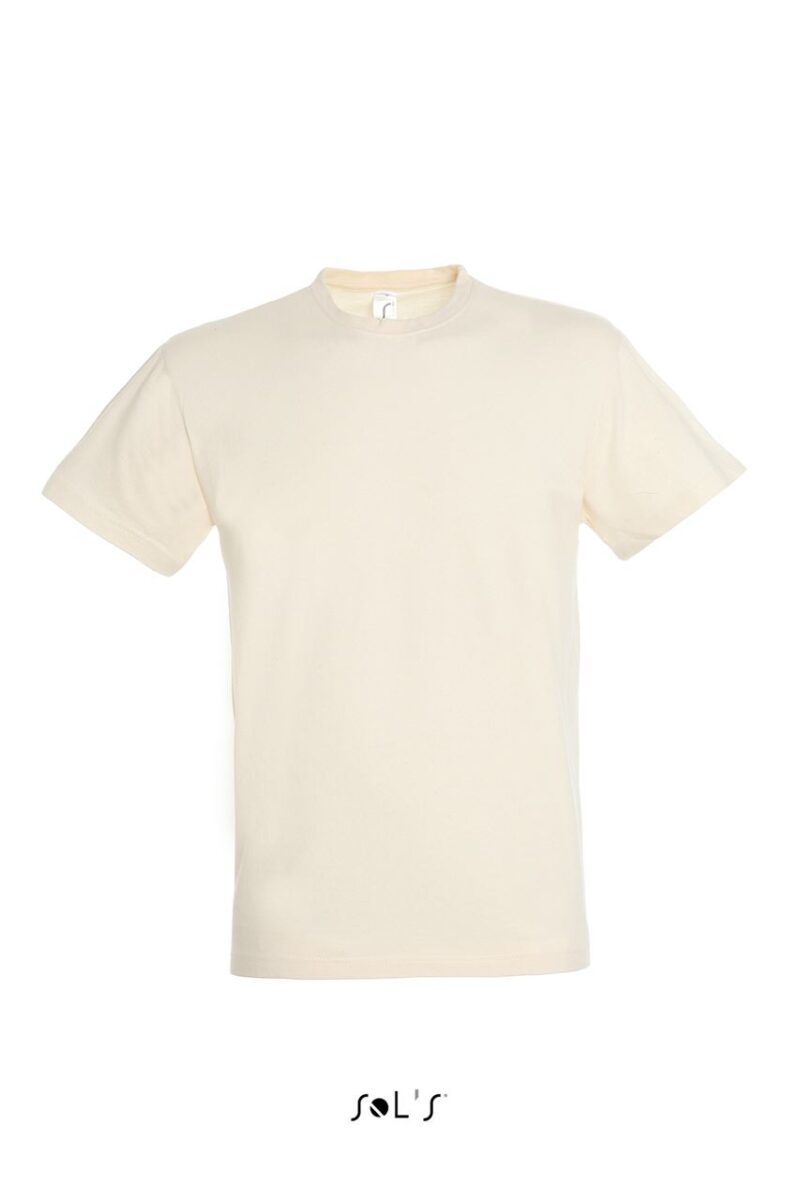 SOL'S REGENT - UNISEX T-SHIRT με ROUND COLLAR - Φυσικό