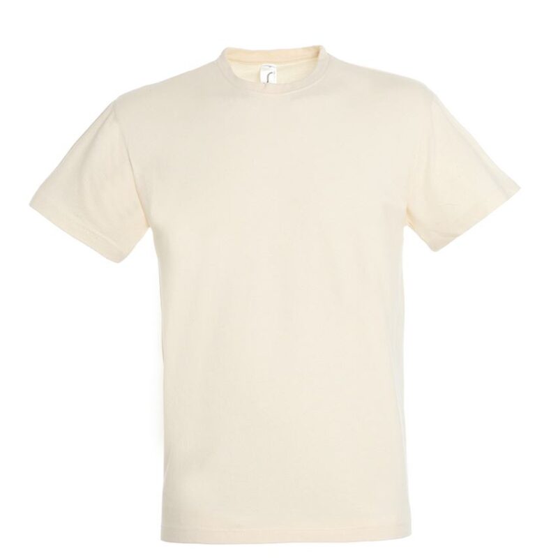 SOL'S REGENT - UNISEX T-SHIRT με ROUND COLLAR - Φυσικό