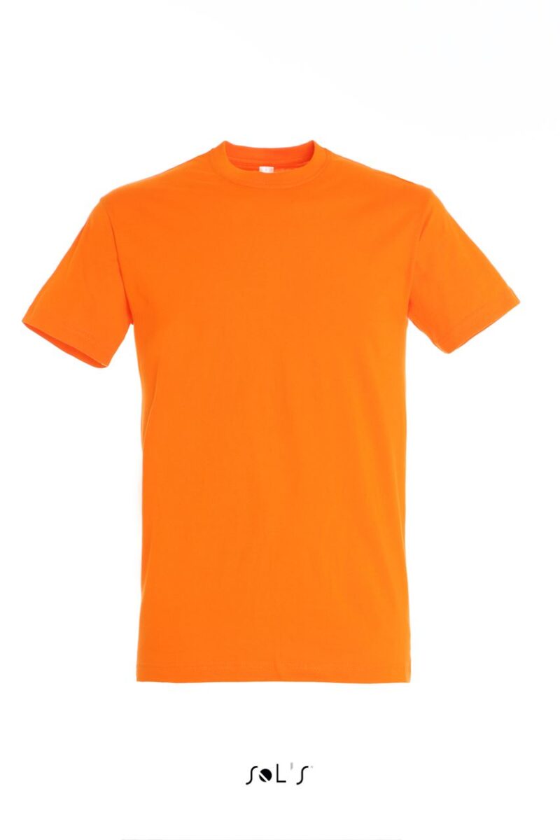 so11380-orange-a SOL'S REGENT - UNISEX T-SHIRT με ROUND COLLAR - πορτοκαλί
