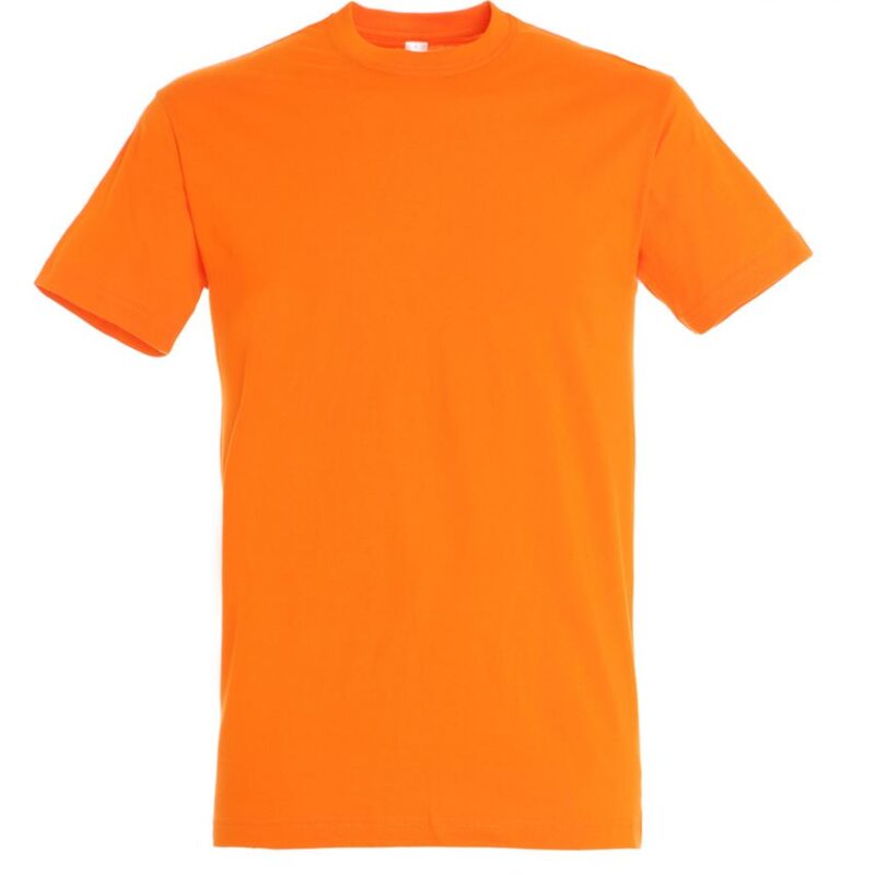 so11380-orange-a SOL'S REGENT - UNISEX T-SHIRT με ROUND COLLAR - πορτοκαλί