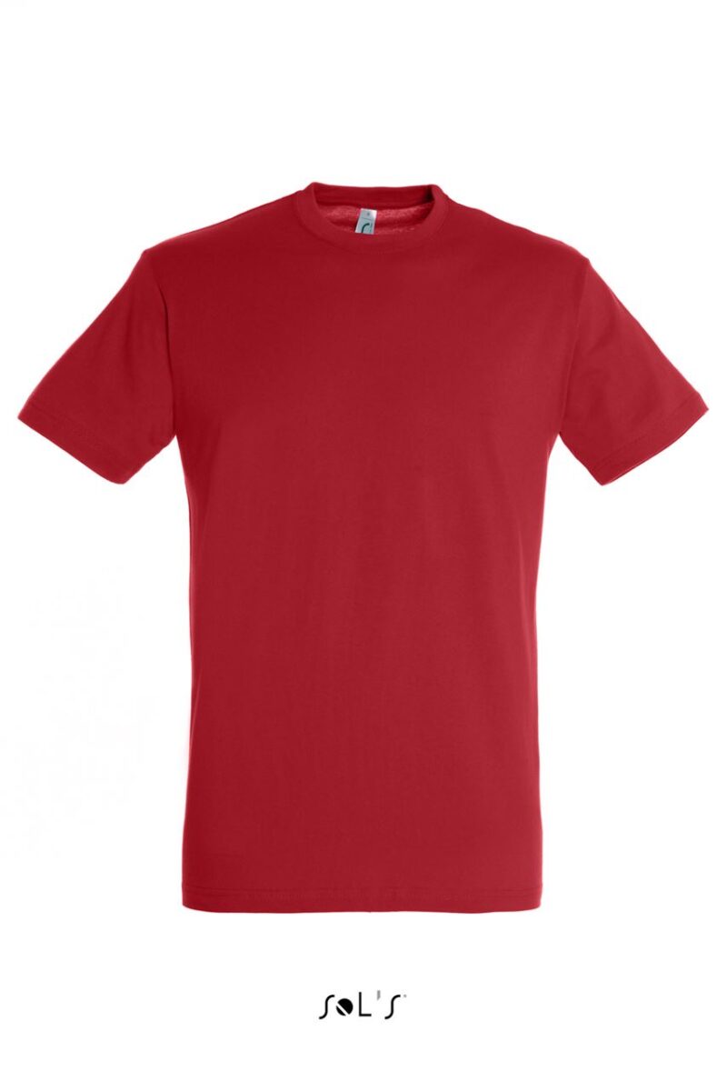 so11380-red-a SOL'S REGENT - UNISEX T-SHIRT με ROUND COLLAR - Κόκκινο