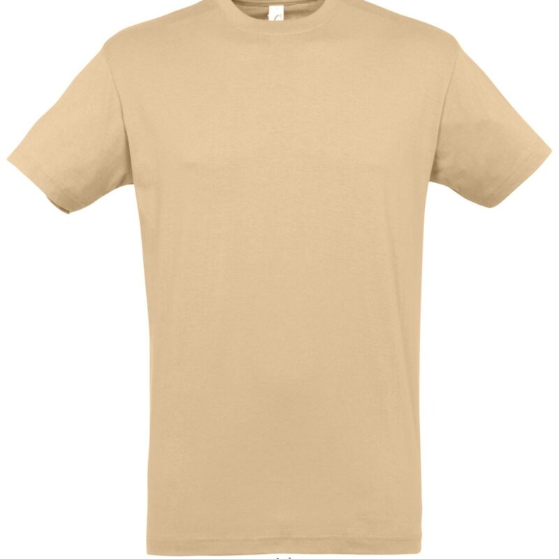 SOL'S REGENT - UNISEX T-SHIRT με ROUND COLLAR - άμμου