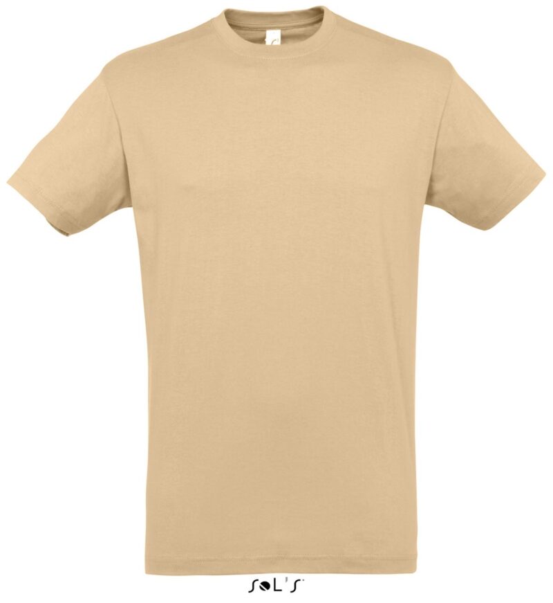 SOL'S REGENT - UNISEX T-SHIRT με ROUND COLLAR - άμμου