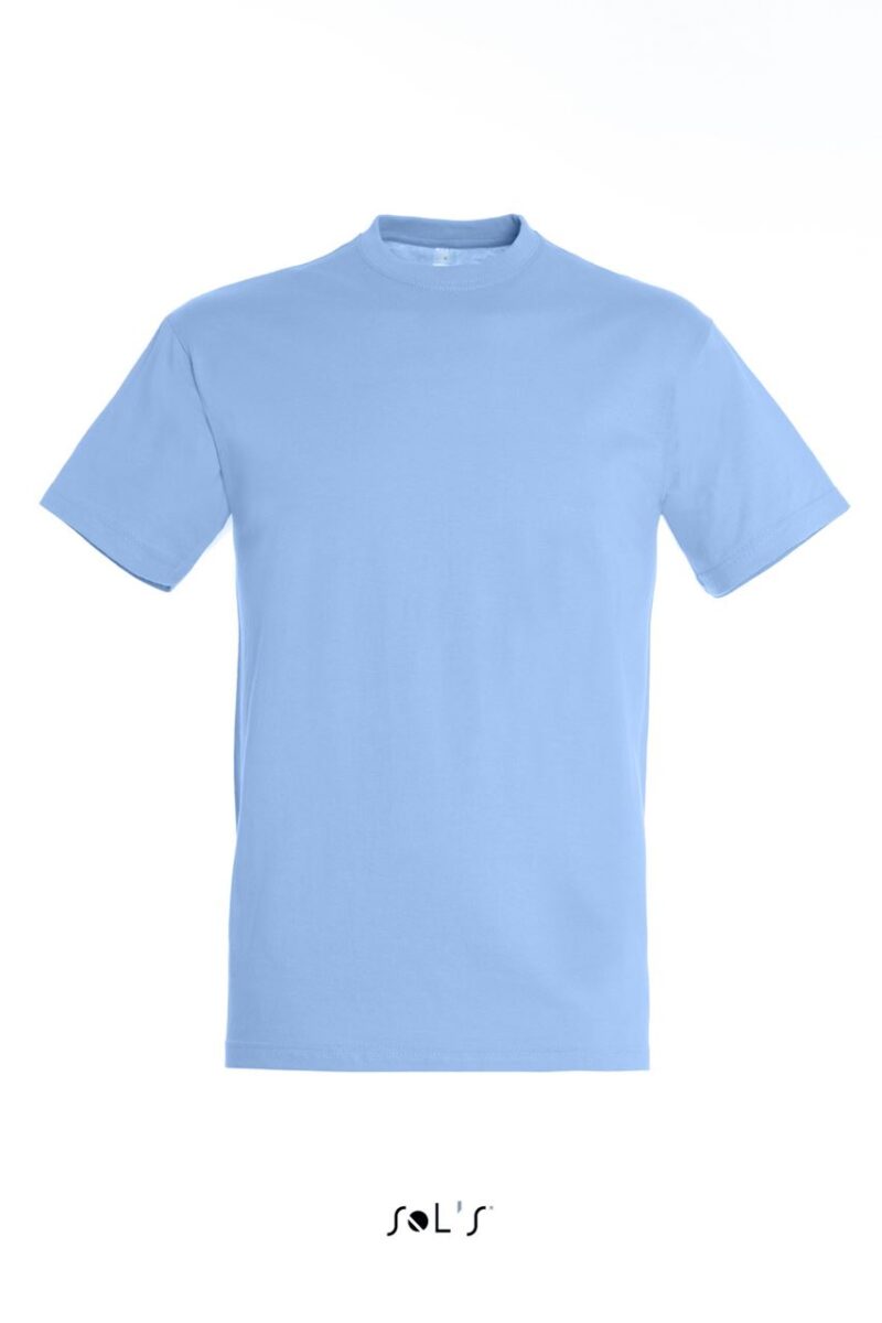SOL'S REGENT - UNISEX T-SHIRT με ROUND COLLAR - Γαλάζιο