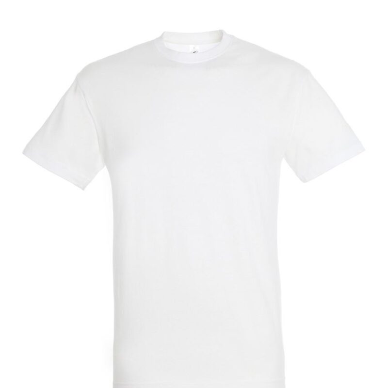SOL'S REGENT - UNISEX T-SHIRT με ROUND COLLAR - Absolute White
