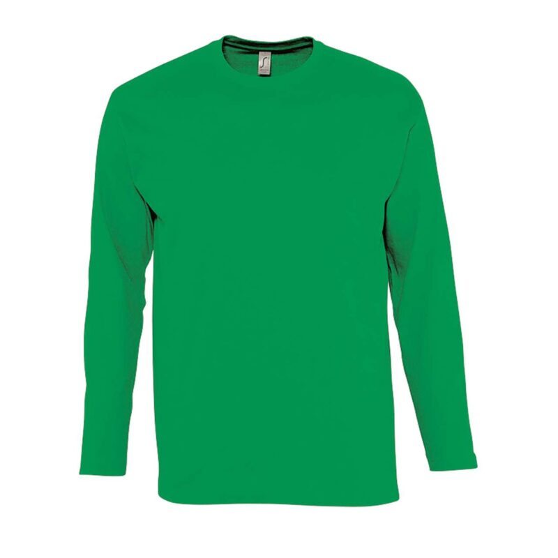 so11420-kelly_green-a1 SOL'S T-SHIRT MONARCH ΑΝΔΡΙΚΟ ΜΑΚΡΥΜΑΝΙΚΟ ΜΕ ΣΤΡΟΓΓΥΛΗ ΛΑΙΜΟΚΟΨΗ - πράσινο του Κέλι