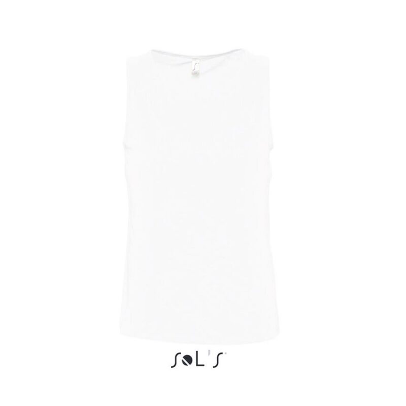 so11465-white-a SOL'S JUSTIN - Ανδρικό TANK TOP - Λευκό
