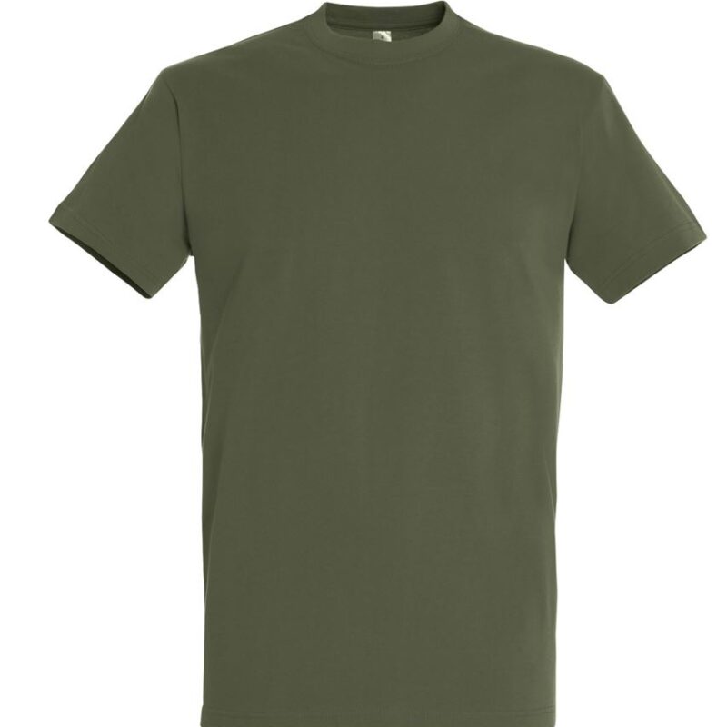 so11500-army-a T-SHIRT IMPERIAL - SOL'S, COLLAR ROUND, MEN - χακί