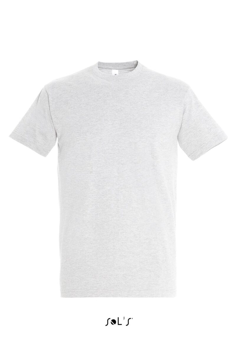 so11500-ash-a T-SHIRT IMPERIAL - SOL'S, COLLAR ROUND, MEN - 98% Βαμβάκι/2% Βισκόζη