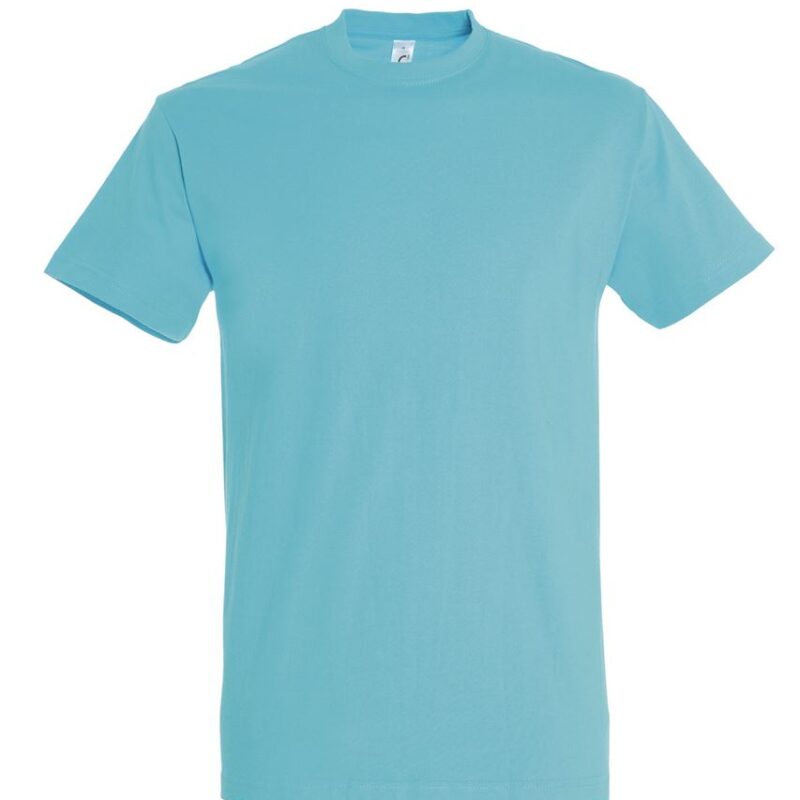 so11500-atoll_blue-a T-SHIRT IMPERIAL - SOL'S, COLLAR ROUND, MEN - Μπλε Καραϊβικής