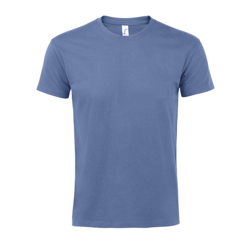 so11500-blue-a1 T-SHIRT IMPERIAL - SOL'S, COLLAR ROUND, MEN - Blue