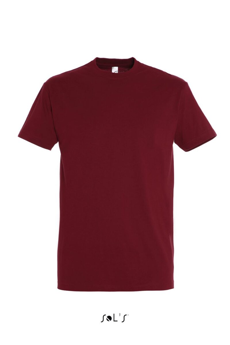 T-SHIRT IMPERIAL - SOL'S, COLLAR ROUND, MEN - Κόκκινο τσίλι