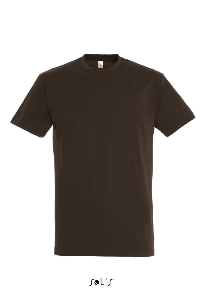 so11500-chocolate-a T-SHIRT IMPERIAL - SOL'S, COLLAR ROUND, MEN - Σοκολατί