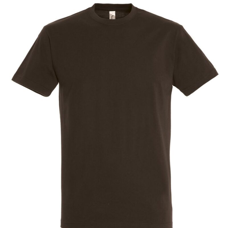 so11500-chocolate-a T-SHIRT IMPERIAL - SOL'S, COLLAR ROUND, MEN - Σοκολατί