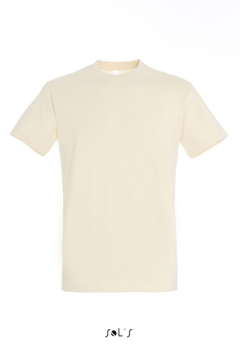 so11500-cream-a T-SHIRT IMPERIAL - SOL'S, COLLAR ROUND, MEN - Φυσικό