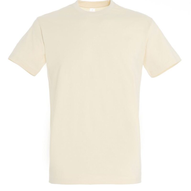 so11500-cream-a T-SHIRT IMPERIAL - SOL'S, COLLAR ROUND, MEN - Φυσικό