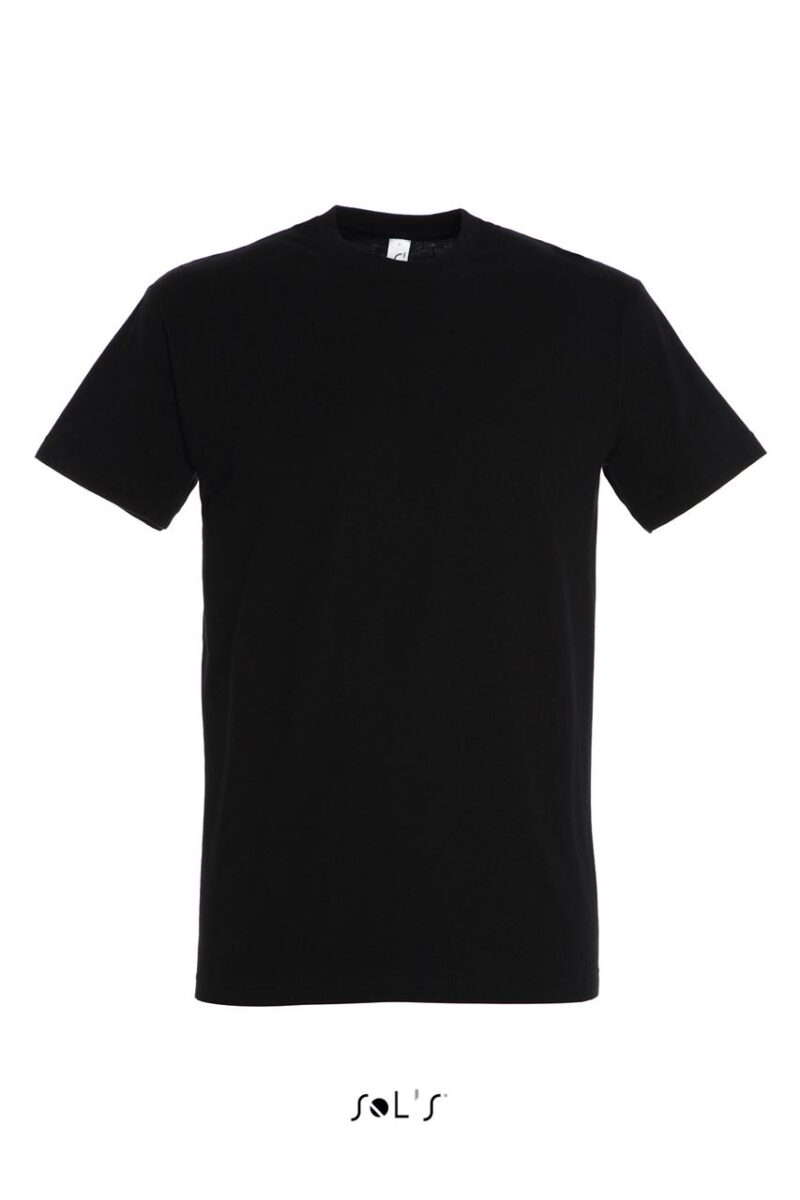 so11500-deep_black-a T-SHIRT IMPERIAL - SOL'S, COLLAR ROUND, MEN - Βαθύ Μαύρο