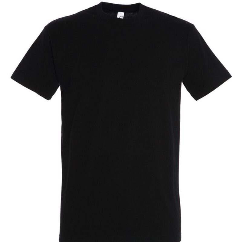 so11500-deep_black-a T-SHIRT IMPERIAL - SOL'S, COLLAR ROUND, MEN - Βαθύ Μαύρο