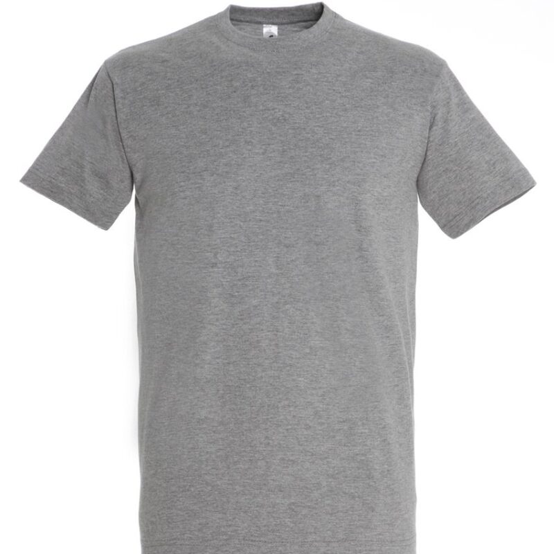 so11500-grey_melange-a T-SHIRT IMPERIAL - SOL'S, COLLAR ROUND, MEN - 85% Βαμβάκι/15% Βισκόζη