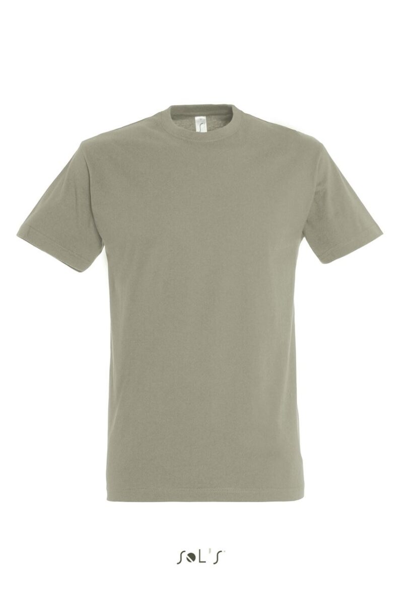 so11500-khaki-a T-SHIRT IMPERIAL - SOL'S, COLLAR ROUND, MEN - Χακί