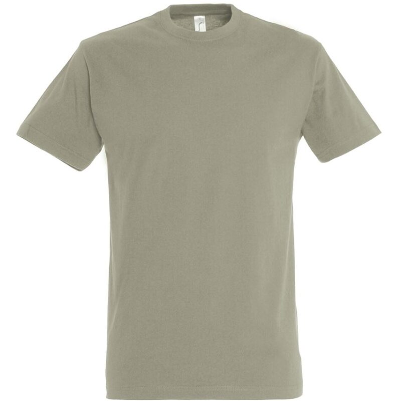 so11500-khaki-a T-SHIRT IMPERIAL - SOL'S, COLLAR ROUND, MEN - Χακί