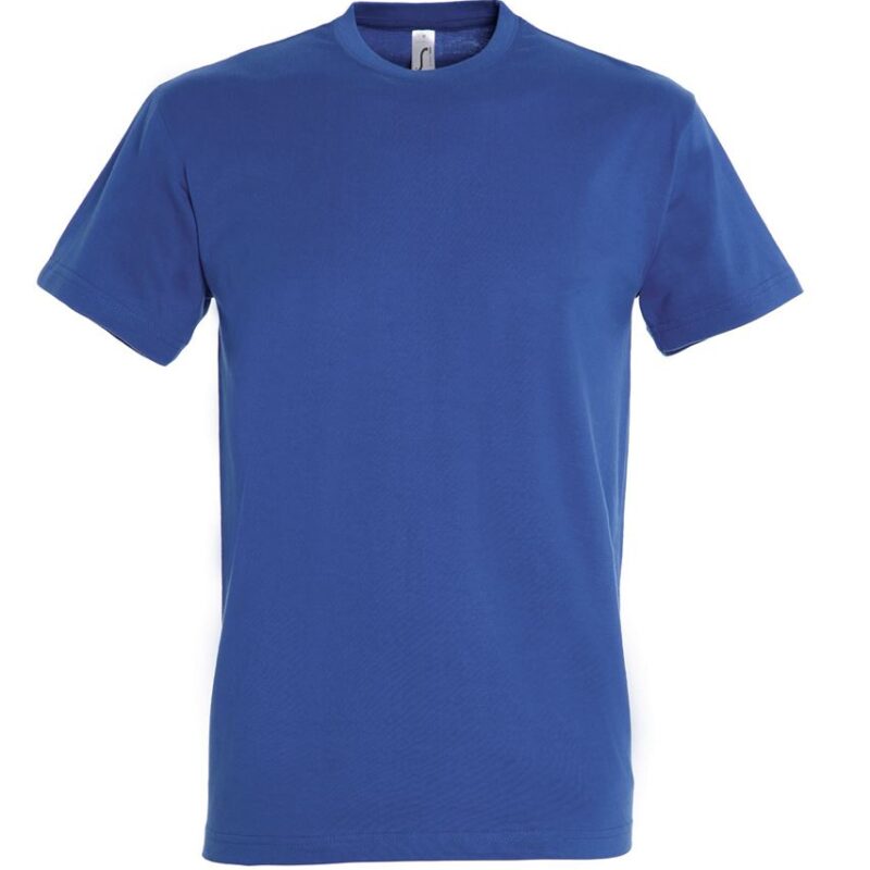 T-SHIRT IMPERIAL - SOL'S, COLLAR ROUND, MEN - Βασιλικό μπλε