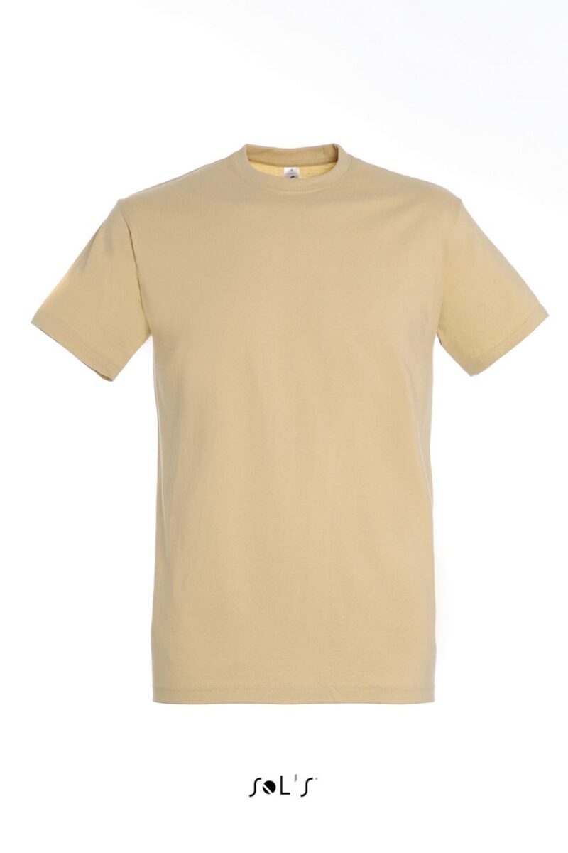 T-SHIRT IMPERIAL - SOL'S, COLLAR ROUND, MEN - άμμου