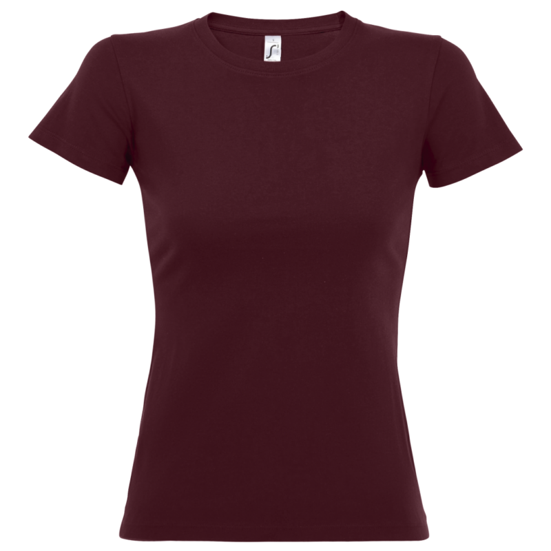 SOL'S IMPERIAL Γυναικείο - T-SHIRT στρογγυλή λαιμόκοψη - μπορντό