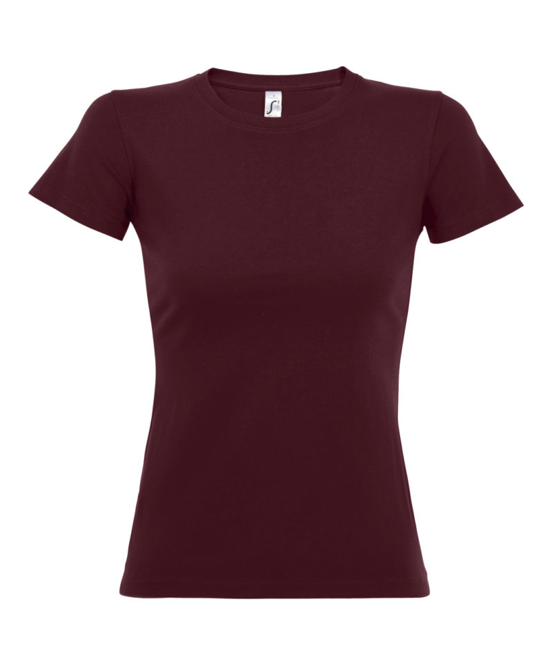 SOL'S IMPERIAL Γυναικείο - T-SHIRT στρογγυλή λαιμόκοψη - μπορντό