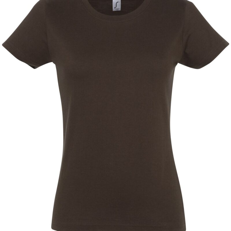 so11502-chocolate-a SOL'S IMPERIAL Γυναικείο - T-SHIRT στρογγυλή λαιμόκοψη - Σοκολατί