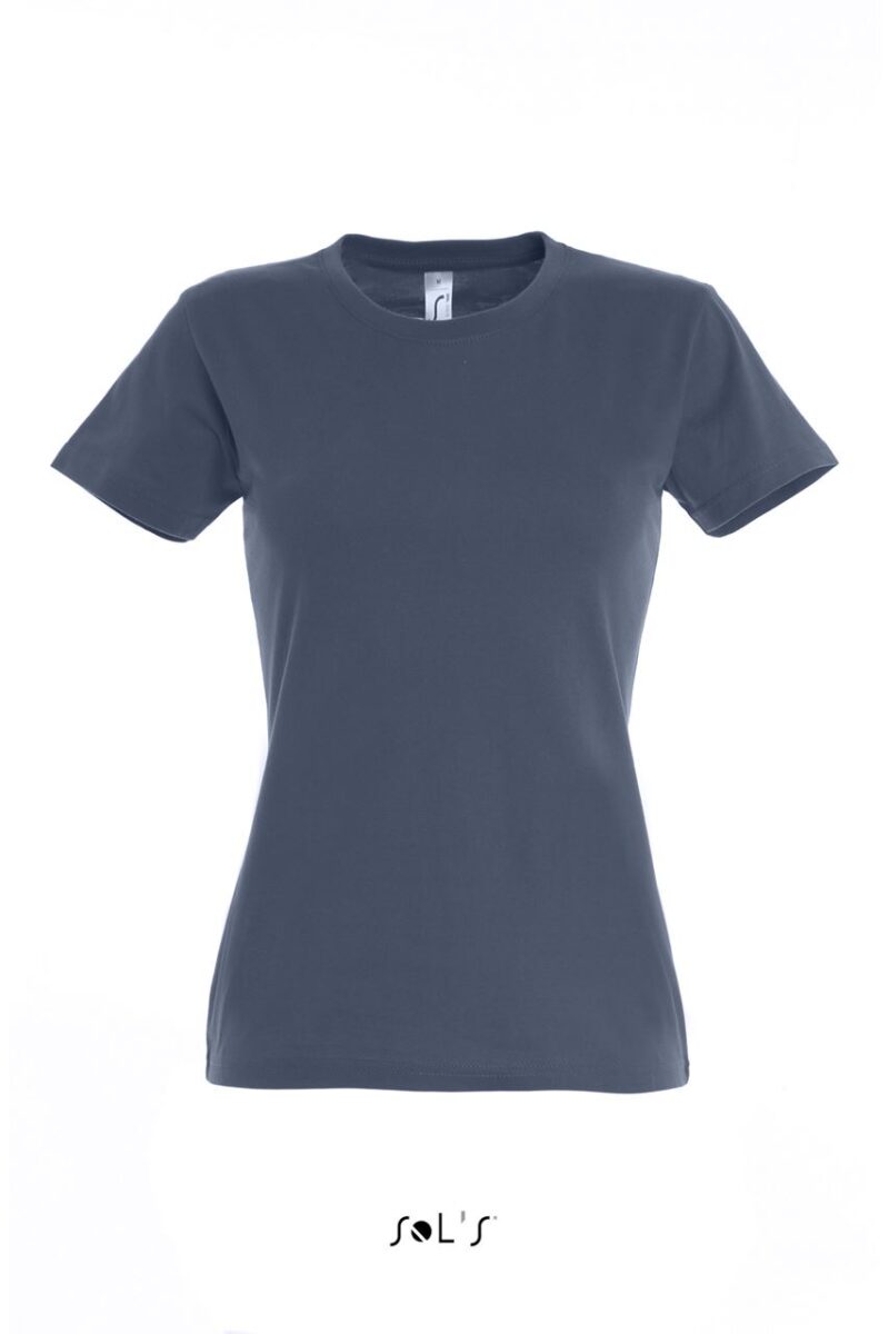 so11502-denim-a SOL'S IMPERIAL Γυναικείο - T-SHIRT στρογγυλή λαιμόκοψη - Μπλε μαρίν