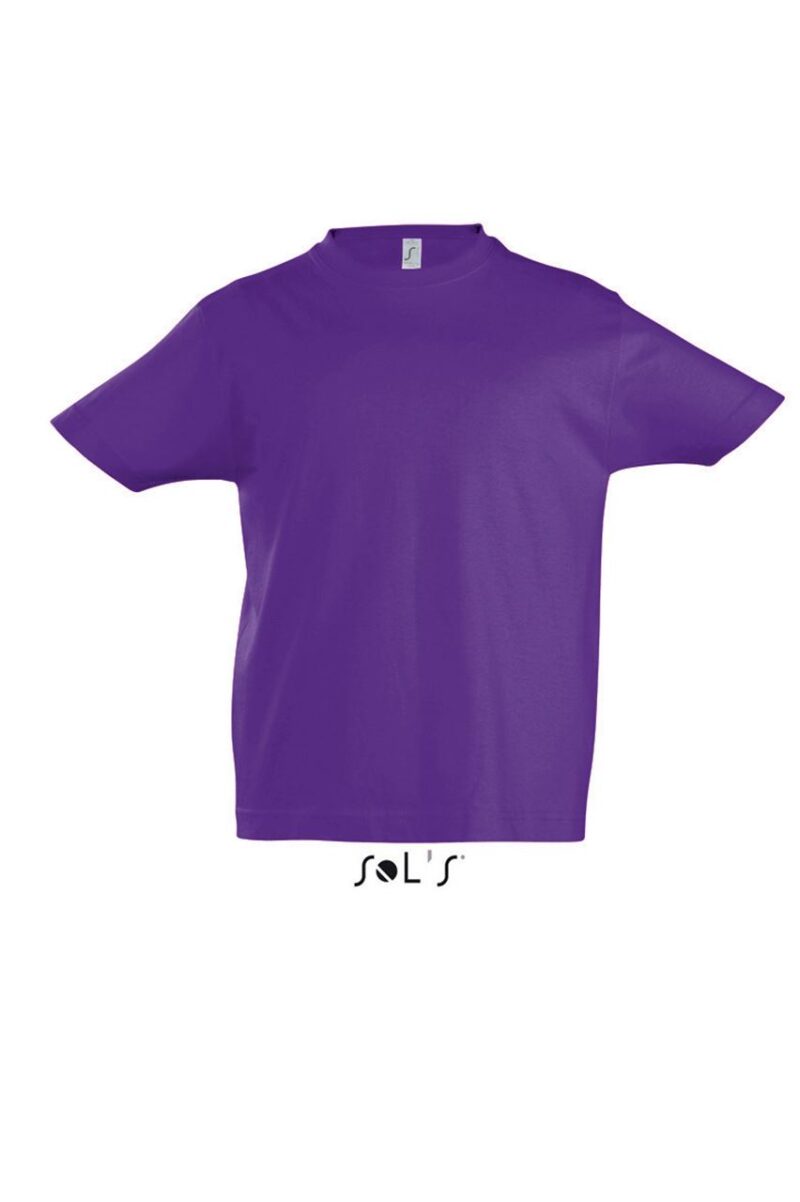 so11770-dark_purple-a SOL'S IMPERIAL Παιδικό - ROUND NECK T-SHIRT - Σκούρο μωβ