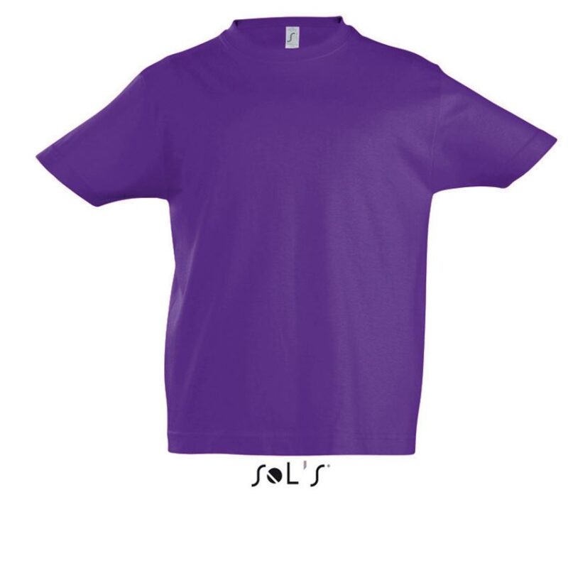 so11770-dark_purple-a SOL'S IMPERIAL Παιδικό - ROUND NECK T-SHIRT - Σκούρο μωβ