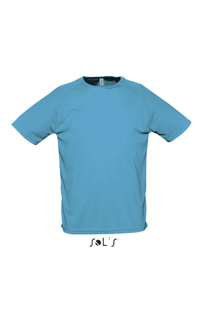 SOL'S SPORTY - RAGLAN SLEEVED T-SHIRT - Θαλασσί